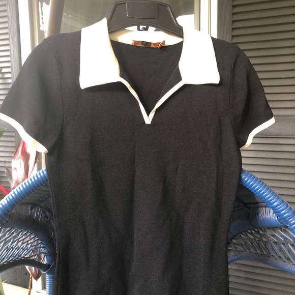 New Beige Collar Top - Picture 3 of 9